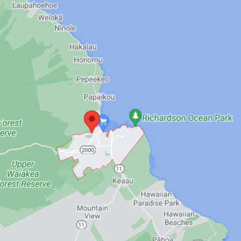 Hilo Hawaii Hilo Hawaii Map